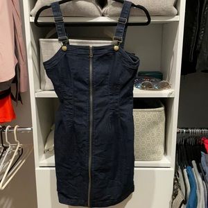 Denim Overall Dress